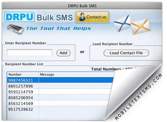 Mobile Text SMS software