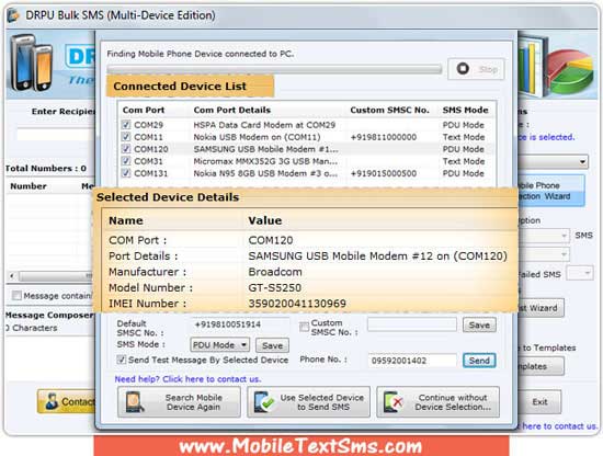 Mobile Text SMS Program Windows 11 download