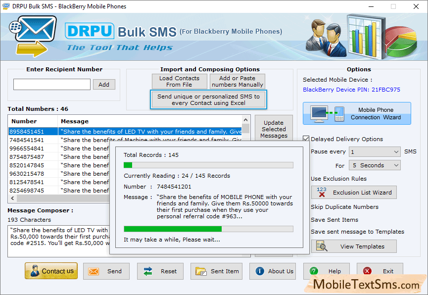 Sending Process