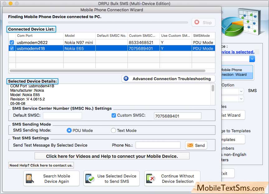 Mac Text SMS Software (Multi-Device Edition)