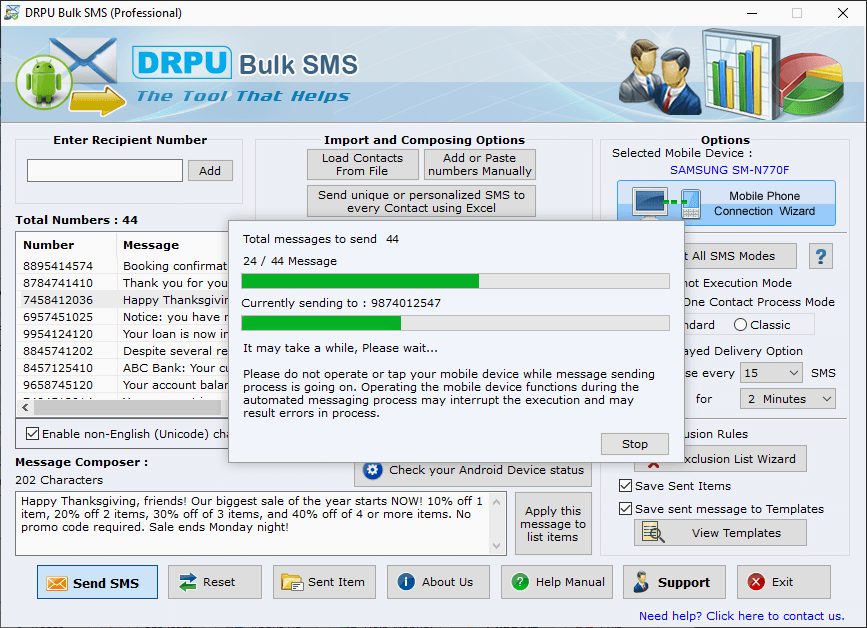 Sending Process Sending Process