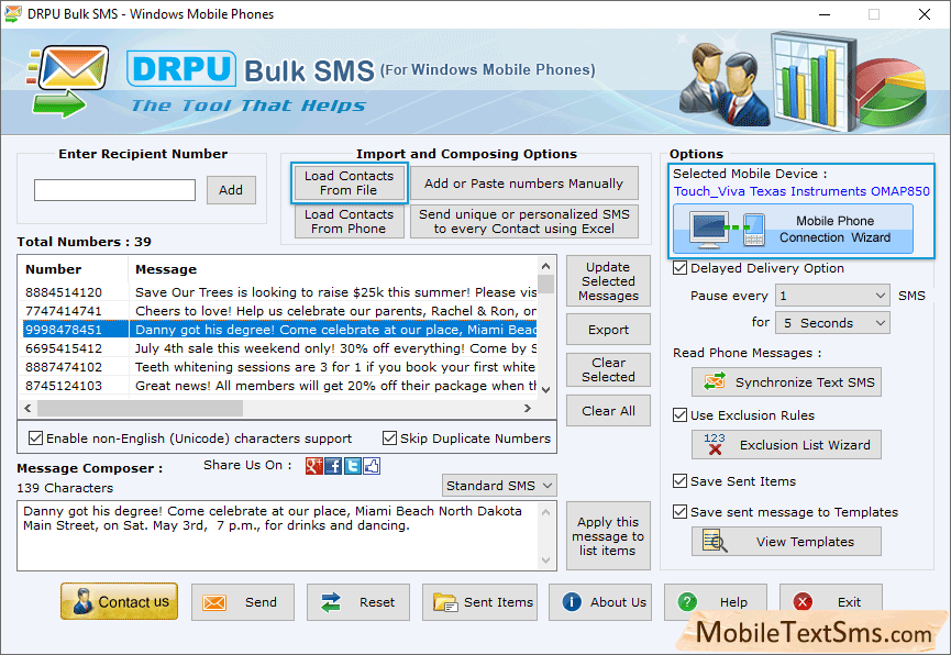 Import and Composing Options